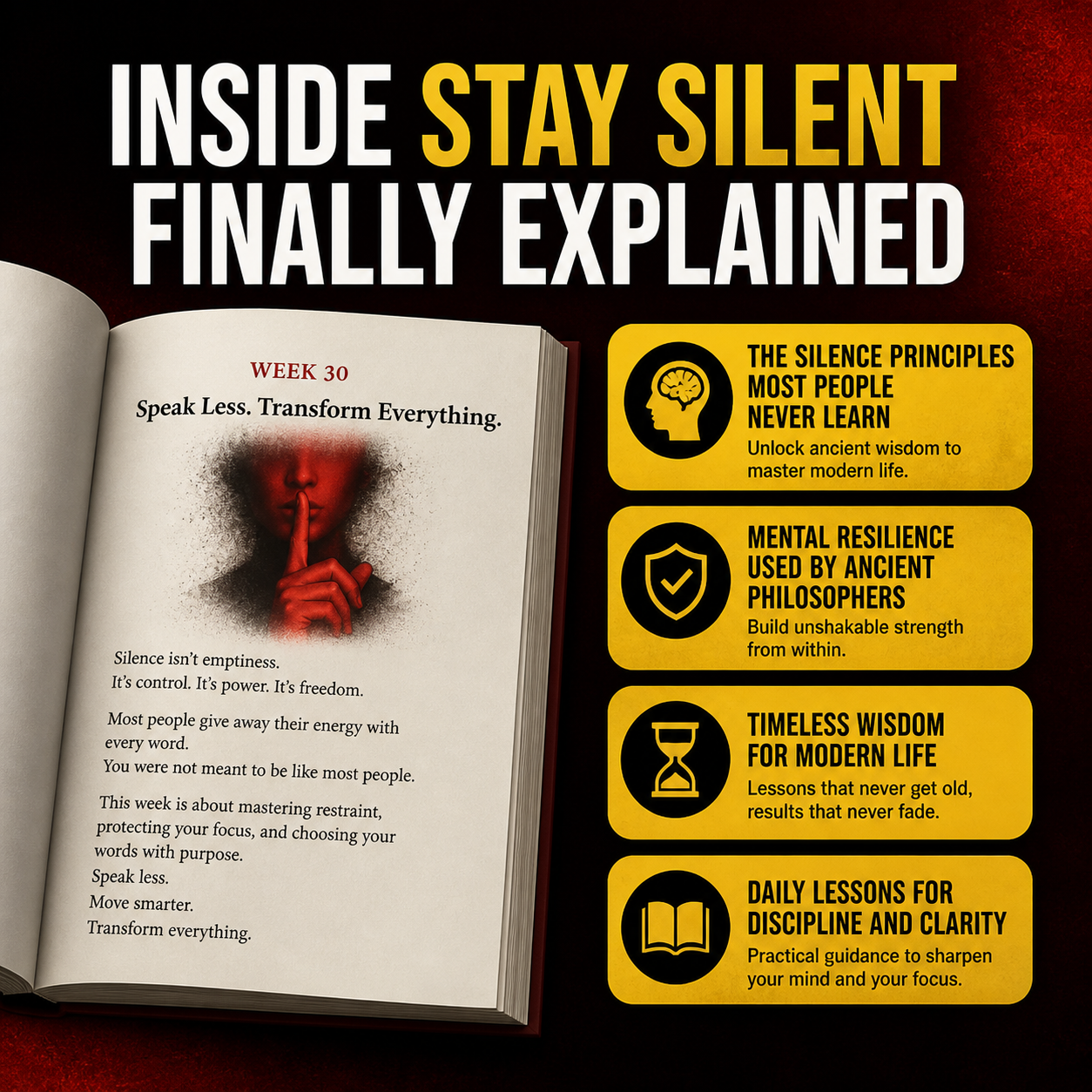 Stay Silent: A 30 Day Challenge